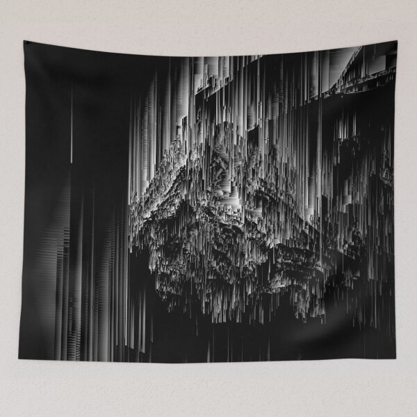 Item preview, Night of the Glitches - Abstract Pixel Art designed and sold by Jennifer Walsh Design.