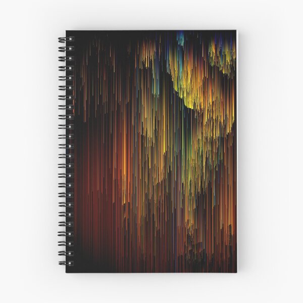Item preview, Rainbow Rain Glitches - Pixel Art designed and sold by Jennifer Walsh Design.