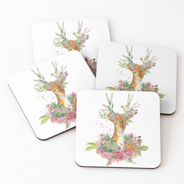 Item preview, Fantasy Forest Deer designed and sold by ECLECTICimprint.