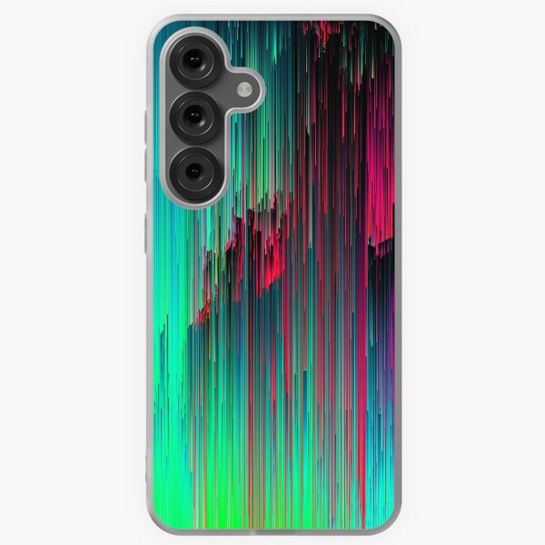 Item preview, Just Chillin' - Abstract Neon Glitch Pixel Art designed and sold by Jennifer Walsh Design.