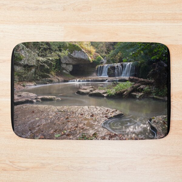 Item preview, Waterfall magical nature landscape designed and sold by Onyria Art.