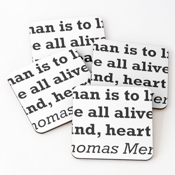 Item preview, Thomas Merton If A Man Is To Live Quote designed and sold by JackCurtis1991.