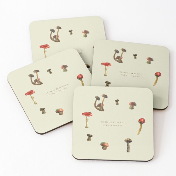 Item preview, Mushrooms - Sylvia Plath designed and sold by urfriendthemoon.