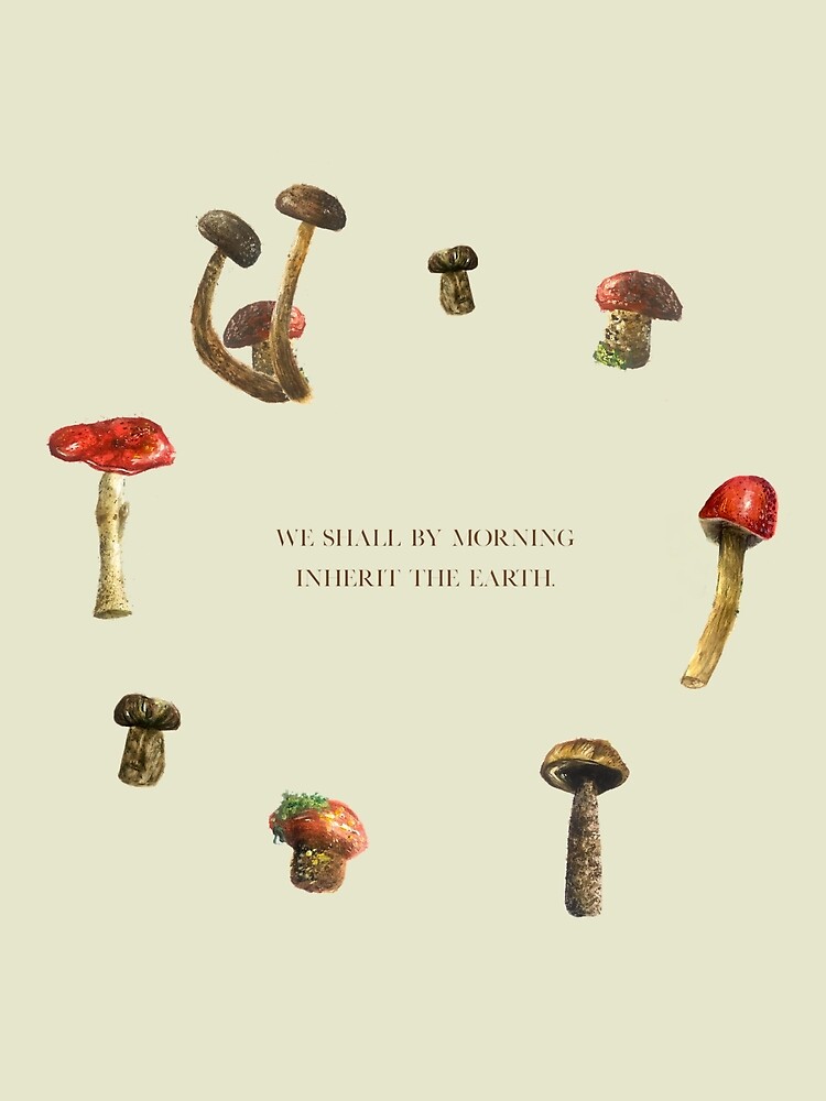 "Mushrooms Sylvia Plath" Poster for Sale by urfriendthemoon Redbubble