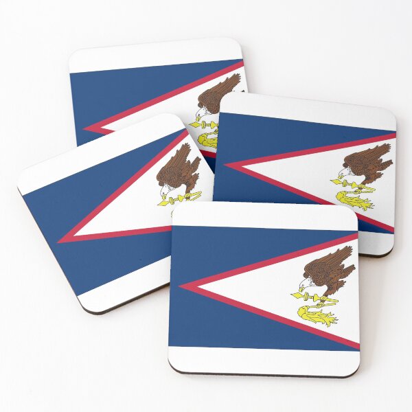 Item preview, American Samoa Flag designed and sold by 3folds.