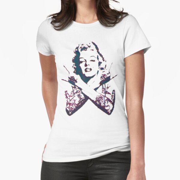 Punk Marilyn T-shirt moulant