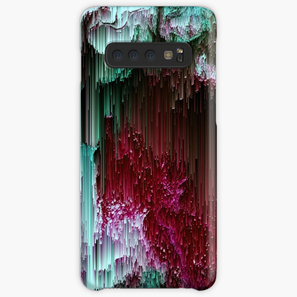 Amoeba - Abstract Glitchy Pixel Art Case & Skin for Samsung Galaxy