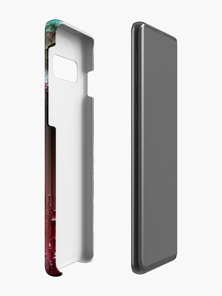 Alternate view of Amoeba - Abstract Glitchy Pixel Art Case & Skin for Samsung Galaxy