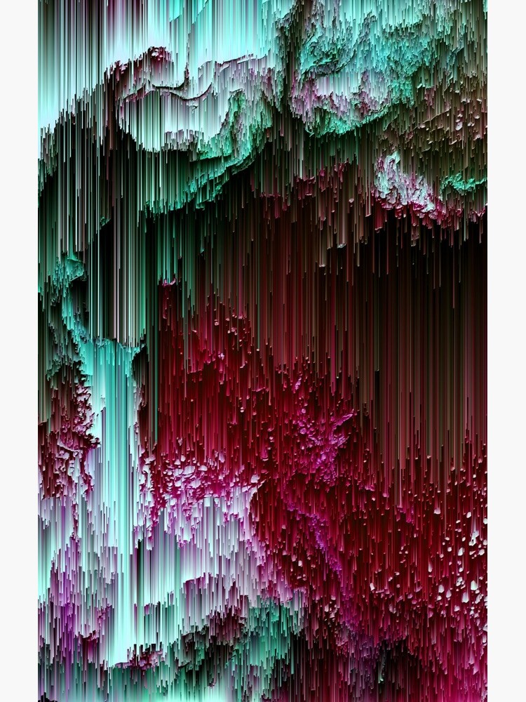 Amoeba - Abstract Glitchy Pixel Art by InsertTitleHere