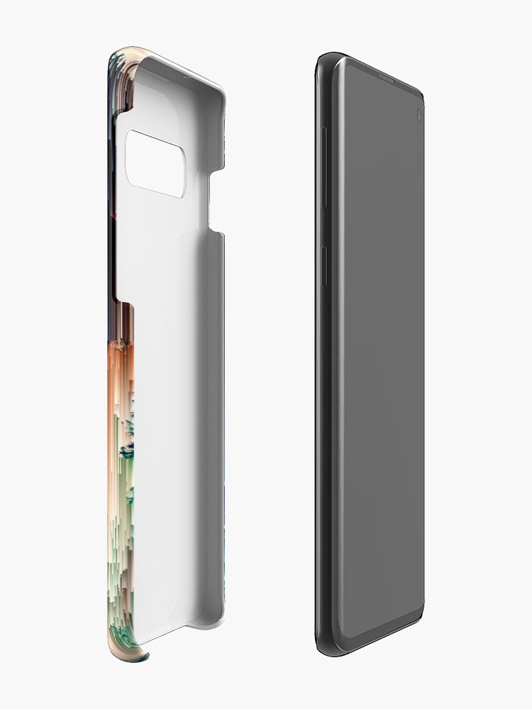 Alternate view of Cave of Wonders - Abstract Glitchy Pixel Art Case & Skin for Samsung Galaxy