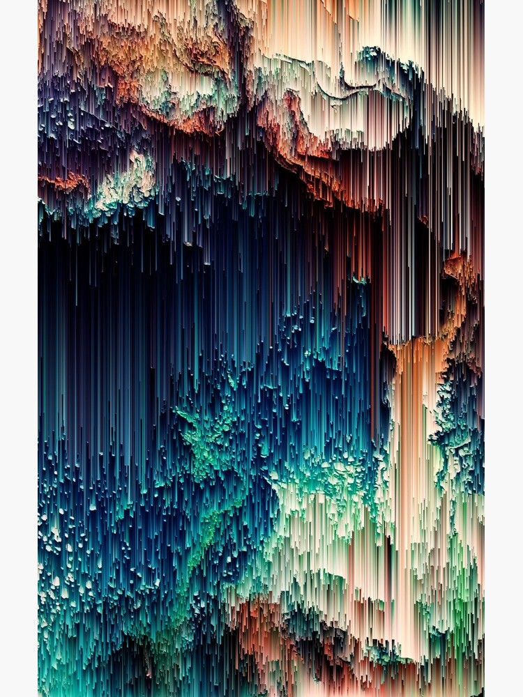 Cave of Wonders - Abstract Glitchy Pixel Art by InsertTitleHere