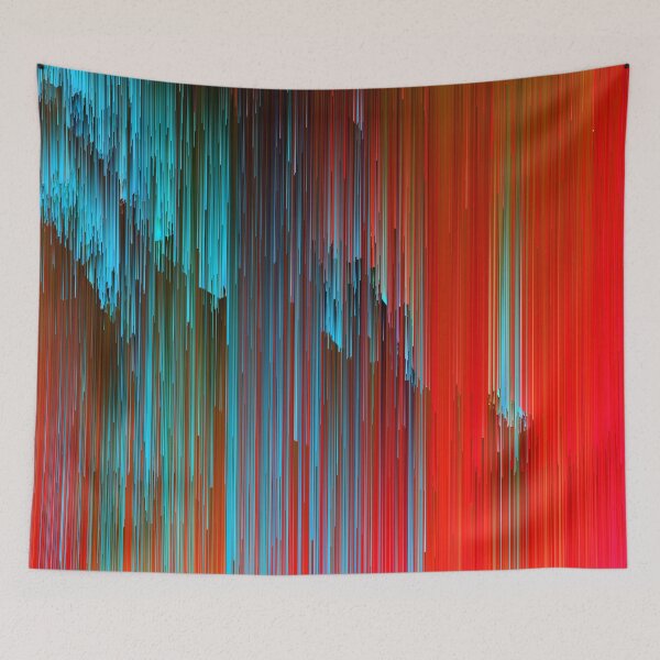 Item preview, California Dreamin' - Abstract Glitchy Pixel Art designed and sold by Jennifer Walsh Design.