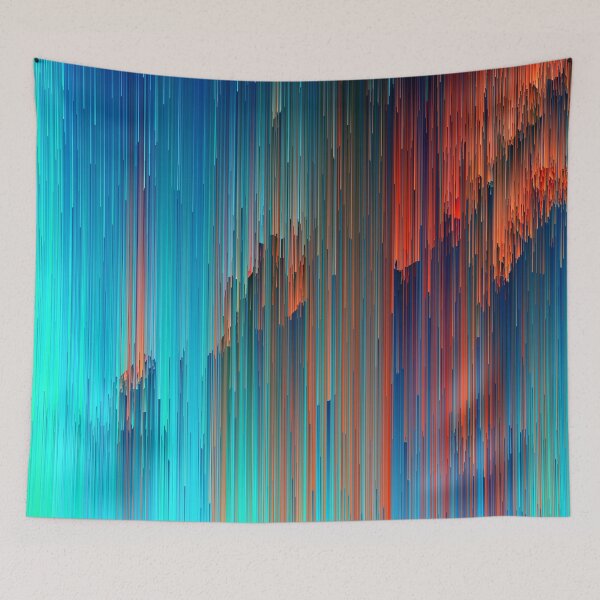 Item preview, All About Us - Abstract Glitch Pixel Art designed and sold by Jennifer Walsh Design.