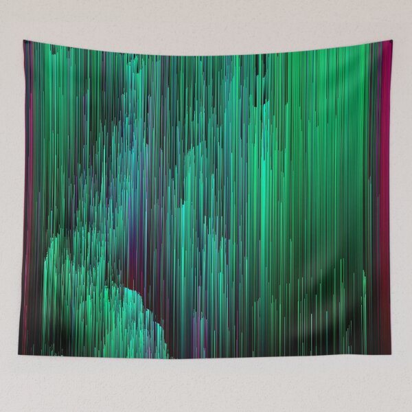 Item preview, Lit from Below - Abstract Glitch Pixel Art designed and sold by Jennifer Walsh Design.
