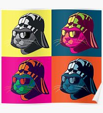 Darth Kitty Pop Poster