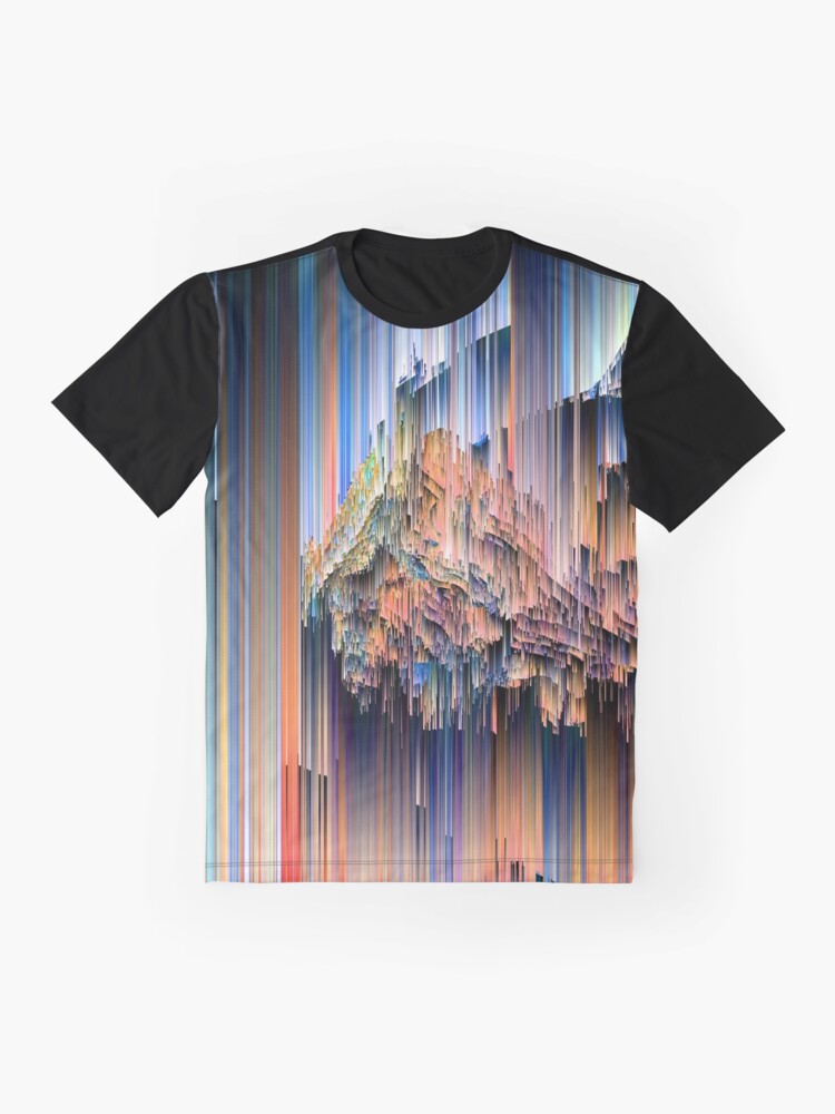 Alternate view of Weird Glitches - Abstract Pixel Art Graphic T-Shirt