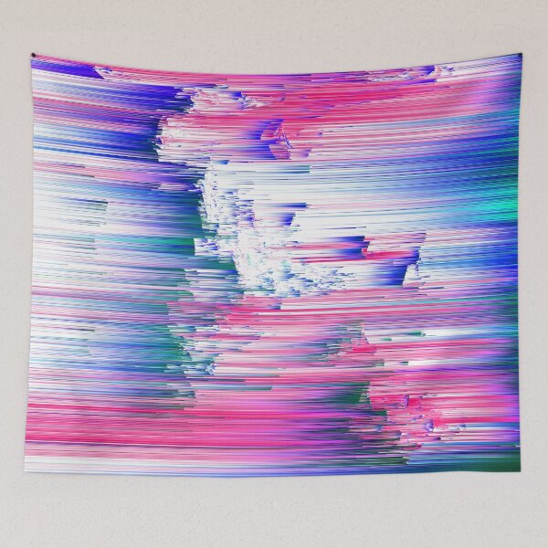 Item preview, Only 90s Kids - Pastel Glitchy Abstract Pixel Art designed and sold by Jennifer Walsh Design.