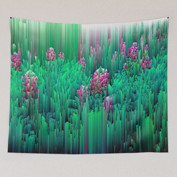 Item preview, Field of Glitches - Abstract Pixel Art designed and sold by Jennifer Walsh Design.