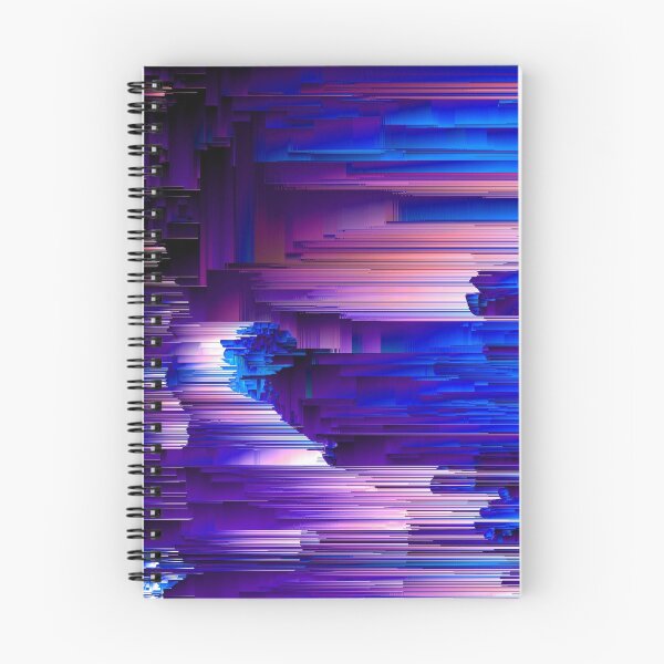 Item preview, Glitchin' Blues - Abstract Pixel Art designed and sold by Jennifer Walsh Design.
