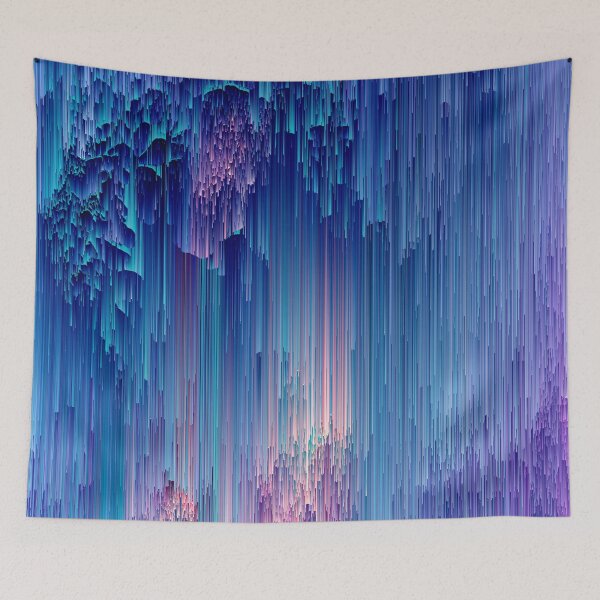 Artikelvorschau, Fairy Glitches - Abstrakte Pixel Kunst entworfen und verkauft von Jennifer Walsh Design.