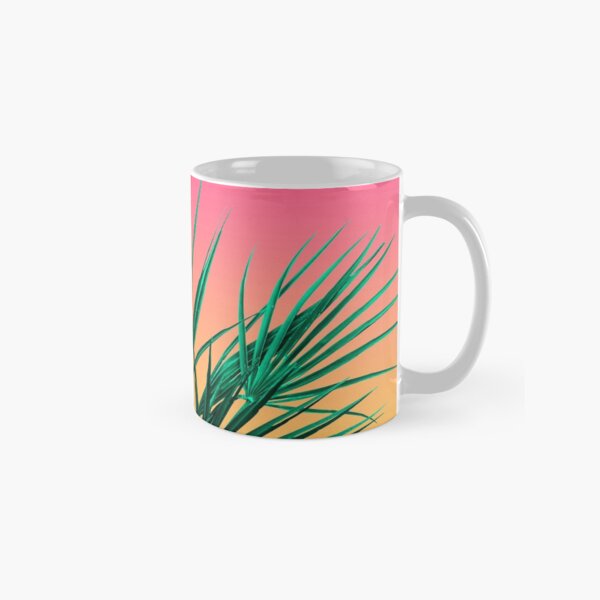 Vaporwave Palm Life - Miami Sunset Classic Mug