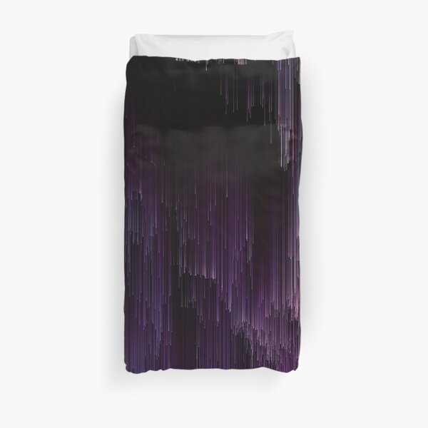 Darkness Glitches Out Duvet Cover