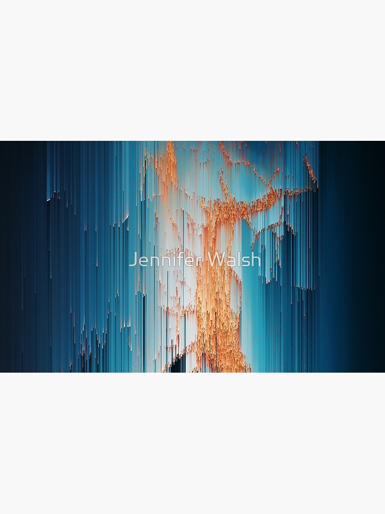 Glitch in the Dark - Abstract Pixel Art by InsertTitleHere