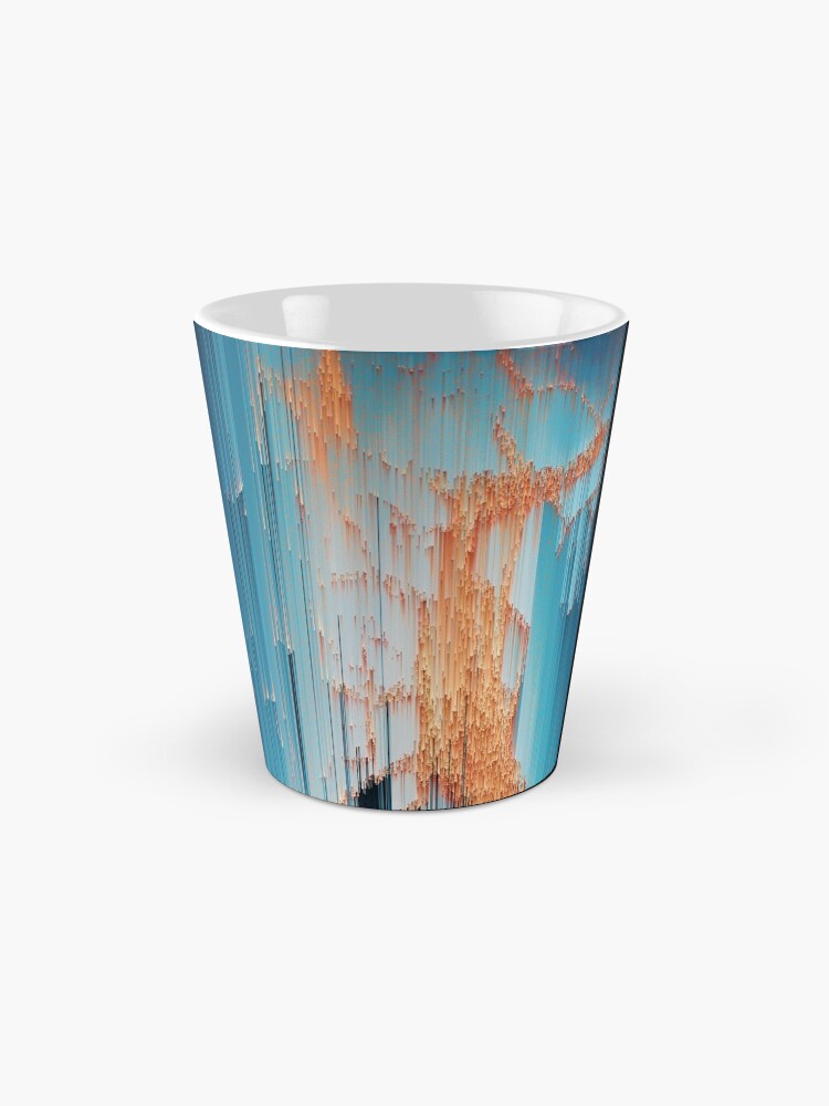 Alternate view of Glitch in the Dark - Abstract Pixel Art Mug
