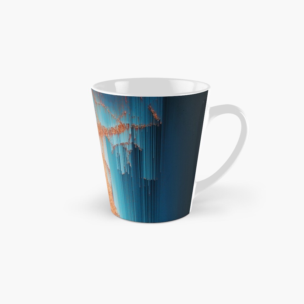 Glitch in the Dark - Abstract Pixel Art Mug