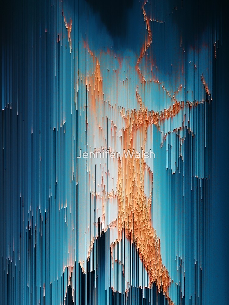 Glitch in the Dark - Abstract Pixel Art by InsertTitleHere