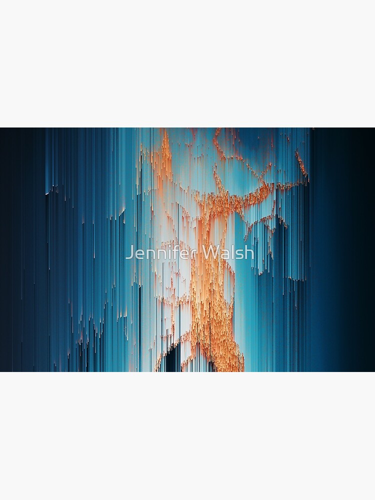 Glitch in the Dark - Abstract Pixel Art by InsertTitleHere