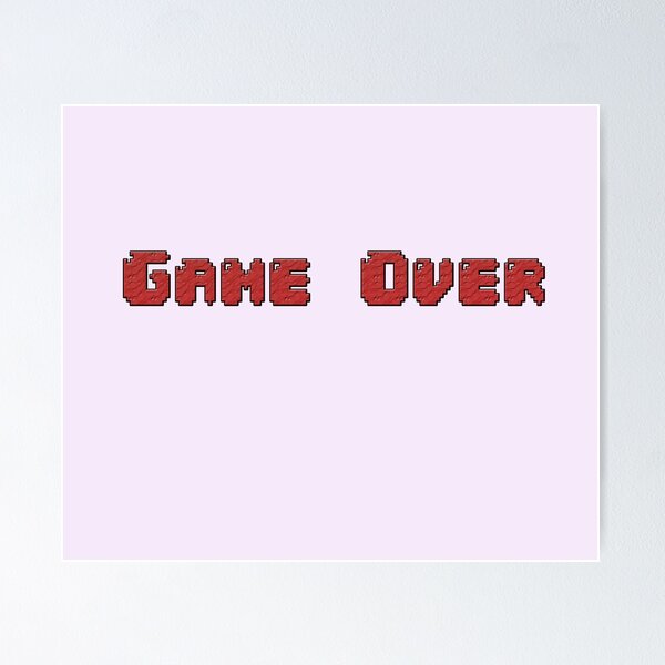 Item preview, Game over designed and sold by Russell Gillard.