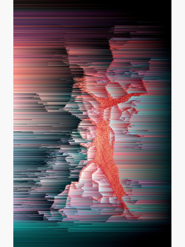 Glitched Out - Abstract Pixel Art by InsertTitleHere