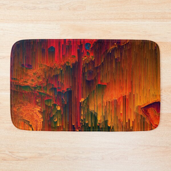 Item preview, Toxic Rain - A Pixel Art Piece designed and sold by Jennifer Walsh Design.