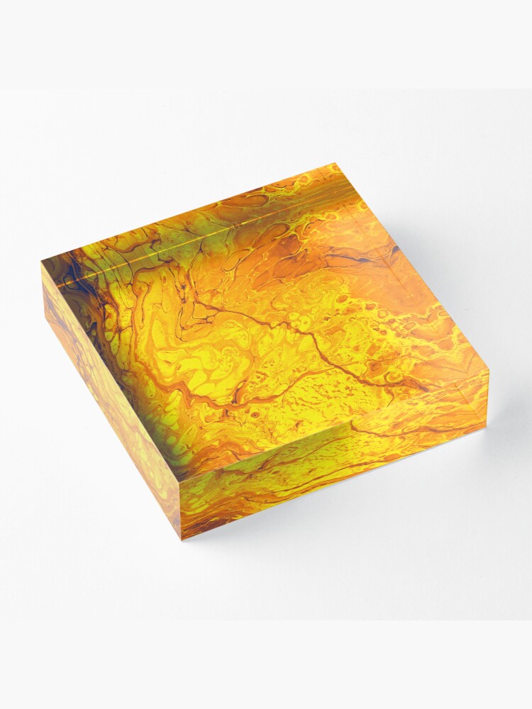 Alternate view of Lava is Lit Acrylic Block