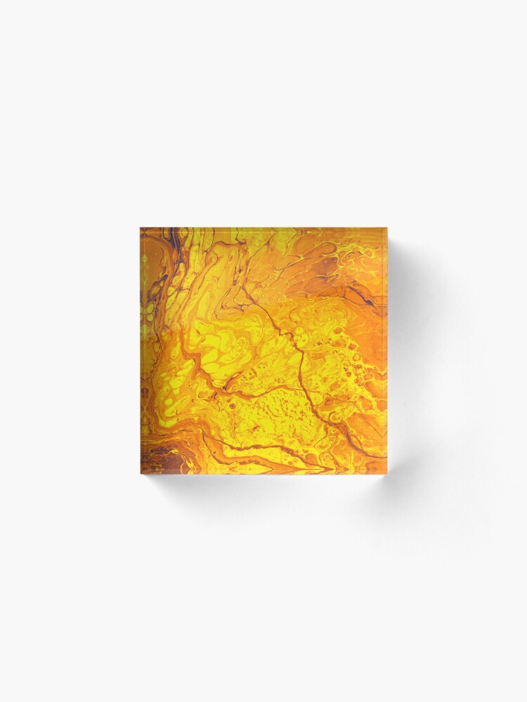 Alternate view of Lava is Lit Acrylic Block
