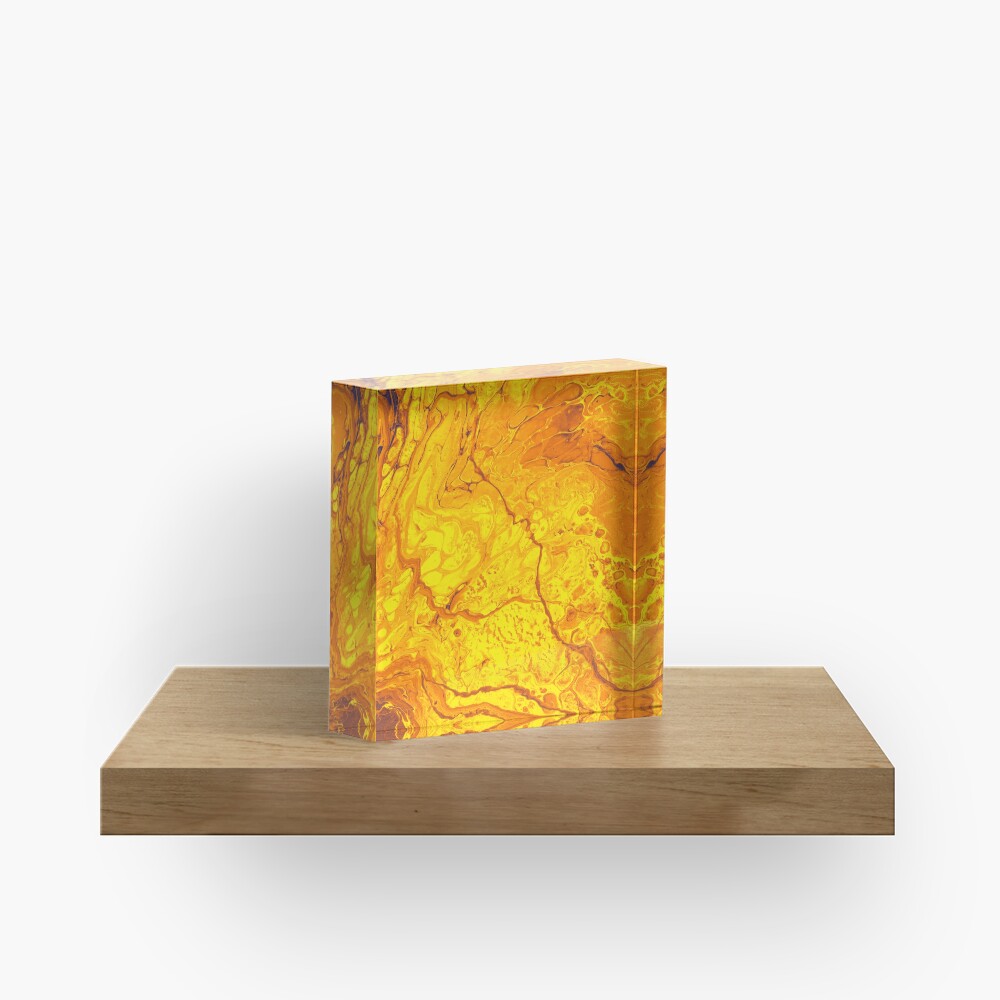 Lava is Lit Acrylic Block