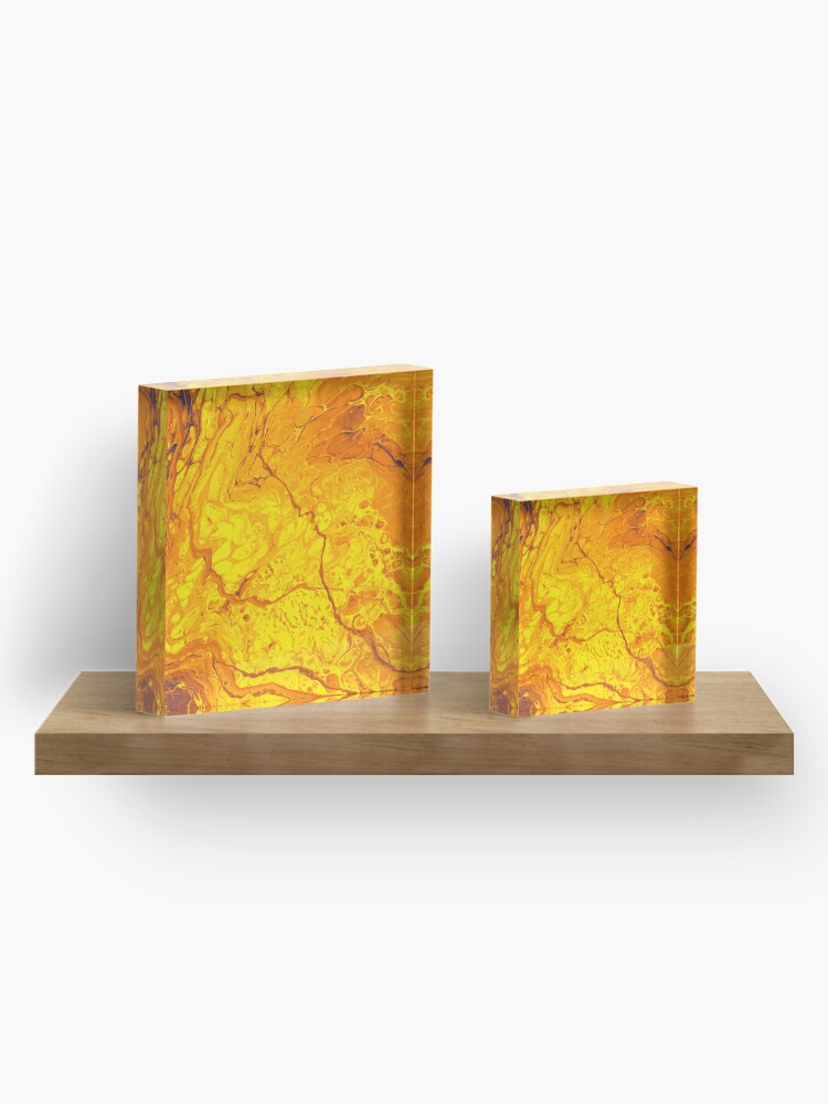 Alternate view of Lava is Lit Acrylic Block