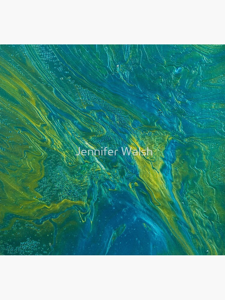 Green & Teal Abstract by InsertTitleHere