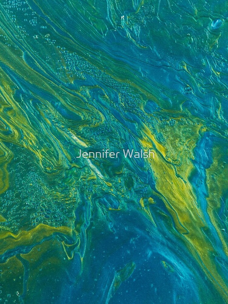 Green & Teal Abstract by InsertTitleHere