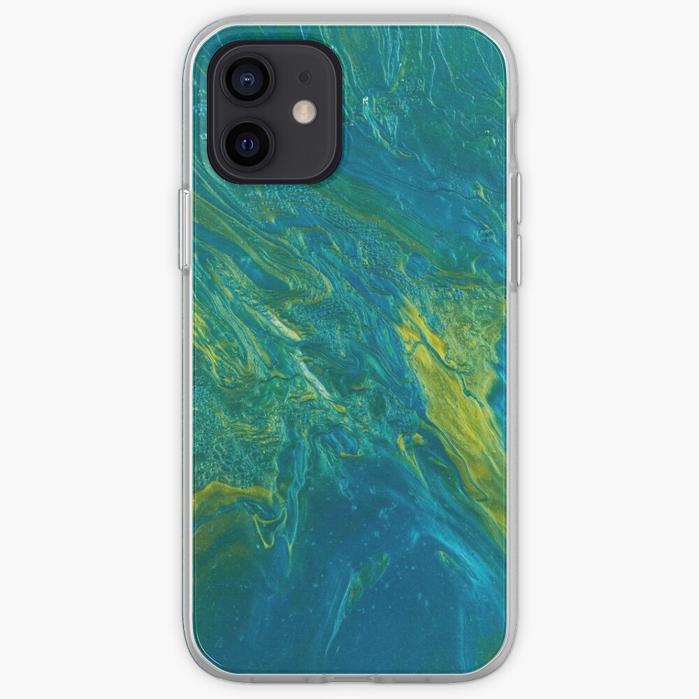 Green & Teal Abstract iPhone Case & Cover