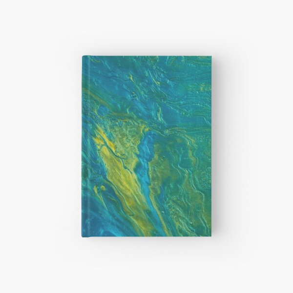 Green & Teal Abstract Hardcover Journal