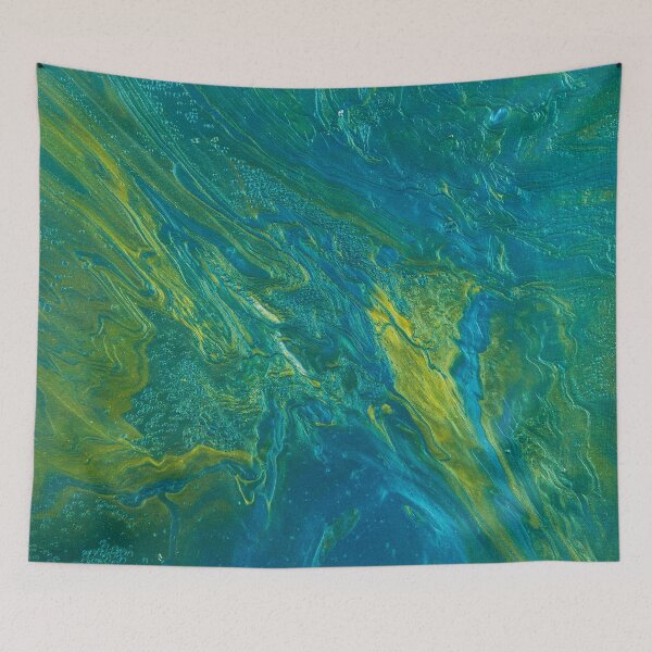 Item preview, Green & Teal Abstract designed and sold by Jennifer Walsh Design.