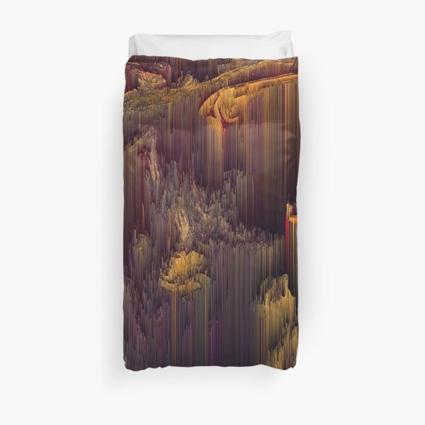 Glitch in the Dark Duvet Cover