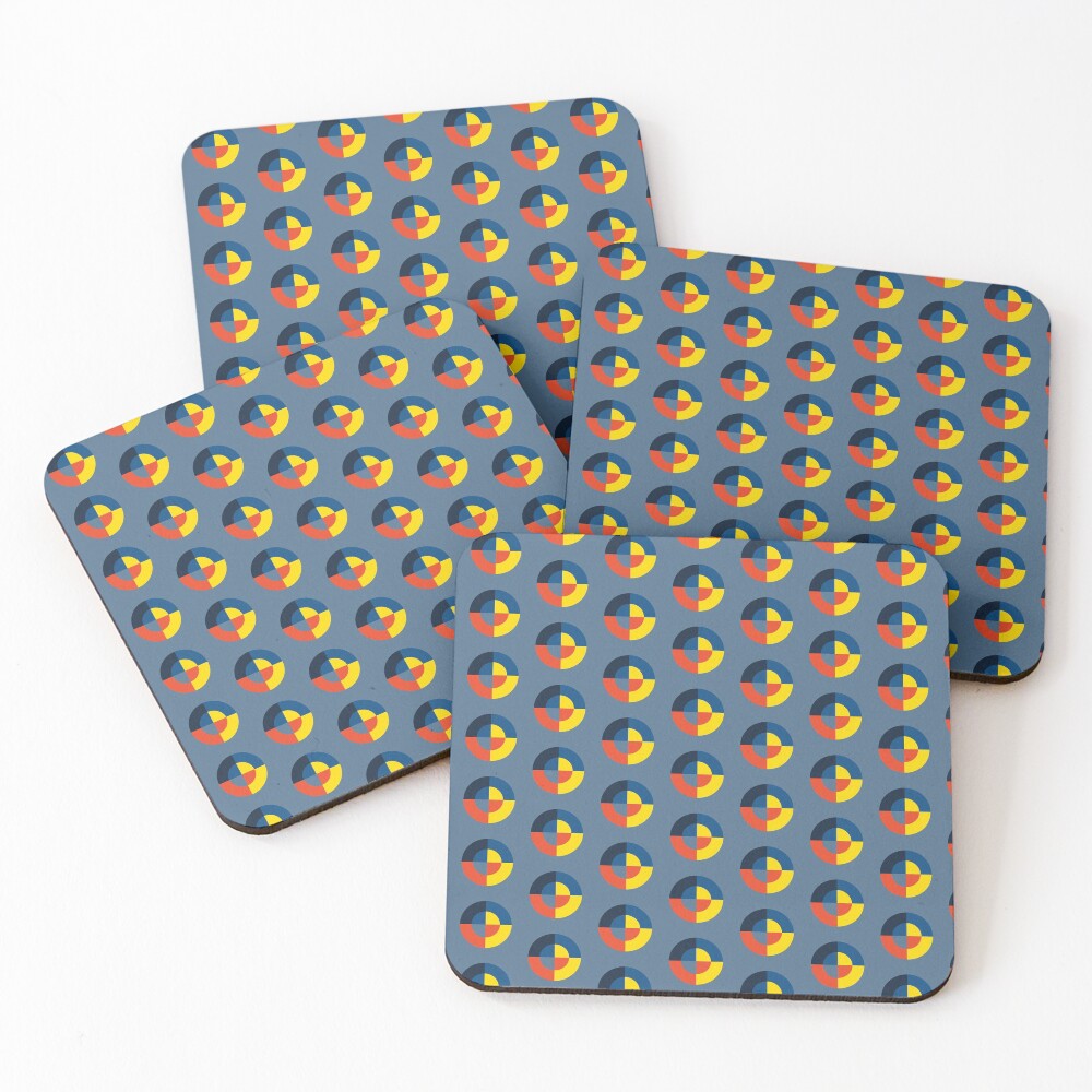 Item preview, Coasters (Set of 4) designed and sold by Yellow-Studio.