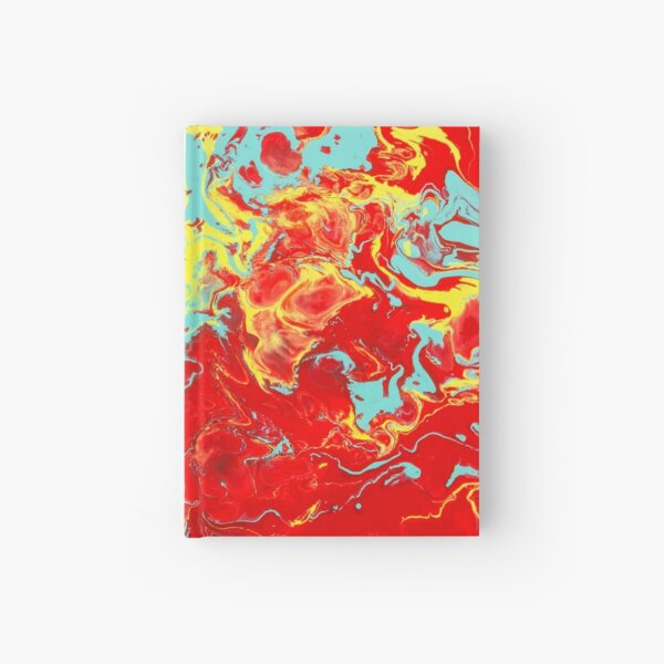 Splattered - Red Abstract Hardcover Journal