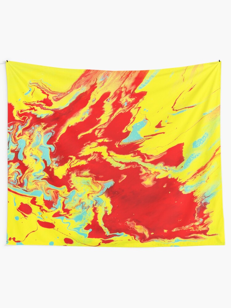 Alternate view of Crimson Wave Tapestry