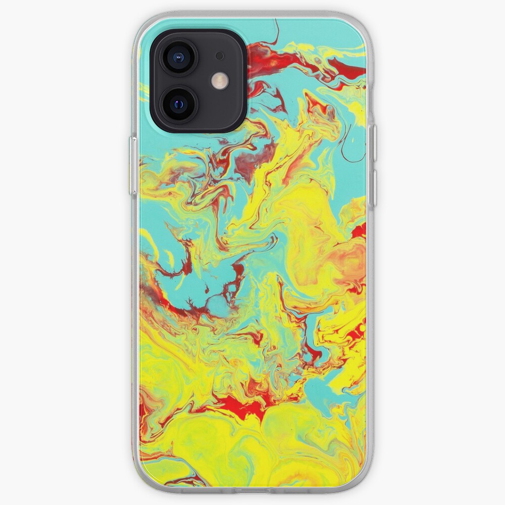 Splashing Down - An Abstract Piece iPhone Case & Cover