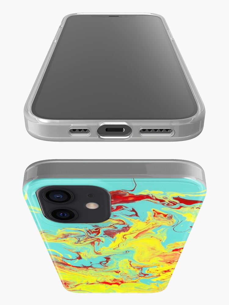Alternate view of Splashing Down - An Abstract Piece iPhone Case & Cover