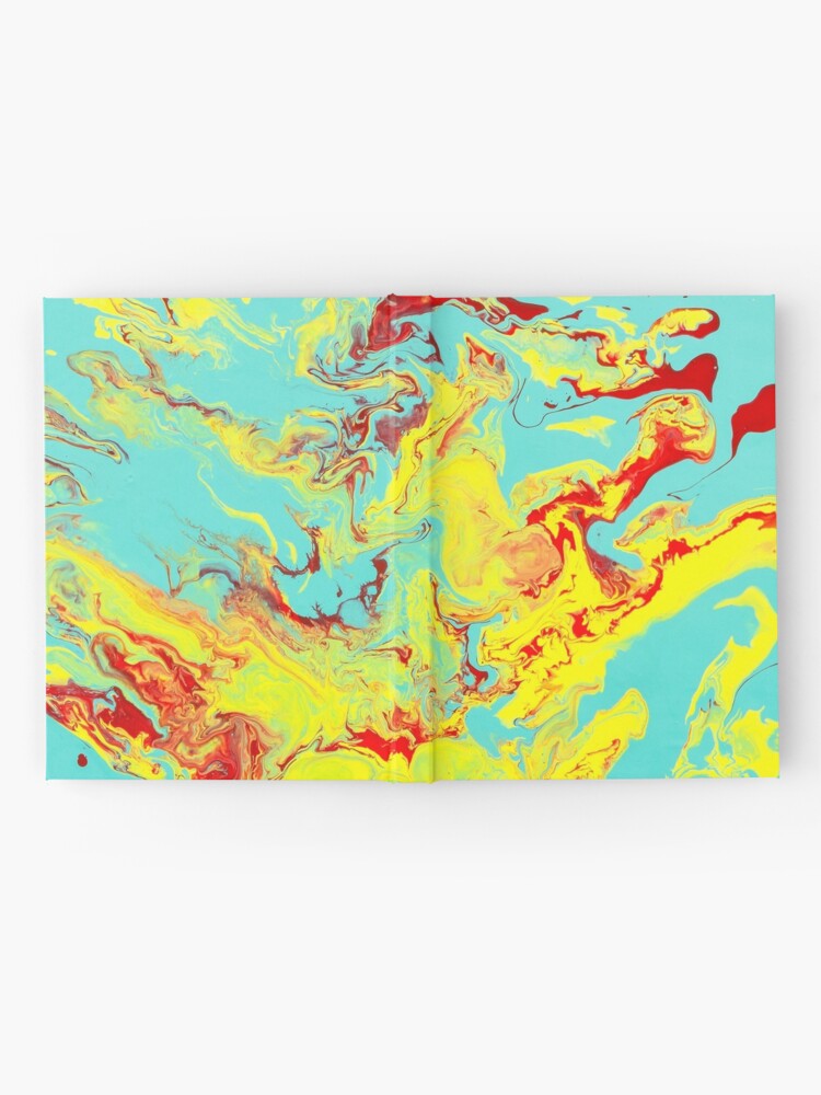 Alternate view of Splashing Down - An Abstract Piece Hardcover Journal